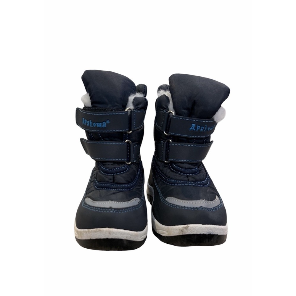 Apakowa Kid's Boys Winter Snow Boots (Toddler/Little Kid). Size 25/8